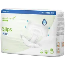 Medi-Inn Inkontinenz-Slips PLUS, 7 Tropfen, Unisex-Passform, weiß M, 30 Stück - Arzneimittel: Hochwertige Einweg-Slips mit Nässeindikator für optimalen Schutz und hohen Tragekomfort. Ideal für Männer und Frauen.