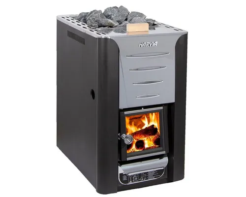 HARVIA Saunaofen Holz-Saunaöfen Harvia 20 ES Pro black (2.Bimschv Möglich)