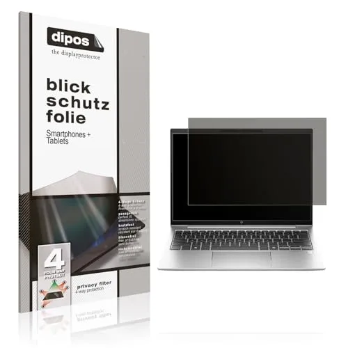 dipos I Blickschutzfolie kompatibel mit HP EliteBook 835 G11 Display-Schutzfolie matt mit 4-Wege Sichtschutz-Effekt