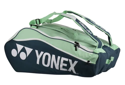 Yonex Racketbag Club Line (Schlägertasche, 3 Hauptfächer) 2025 petrol/mintgrün 12er