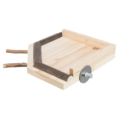 Landing area with perches wood 19x19 cm von Trixie