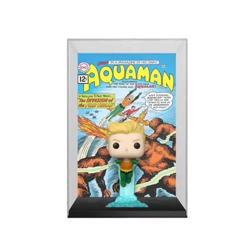 Funko Pop! Comic Cover: DC - Aquaman - Vinyl-Sammelfigur - Geschenkidee - Offizielle Handelswaren - Spielzeug Für Kinder und Erwachsene - Modellfigur Für Sammler und Display