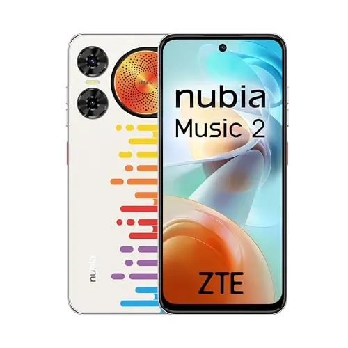 ZTE Nubia Music 2 Smartphone: 4 GB RAM, 128 GB Speicher, 50 MP Kamera - Simlockfreies Handy mit beeindruckendem 95 dB Lautsprecher, 6,7 Zoll HD+ Display und 5000 mAh Akku für ein erstklassiges Audio- und Seherlebnis.