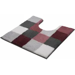 Kleine Wolke WC-Vorleger Caro, 55 x 55 cm, Old Rose von Kleine Wolke