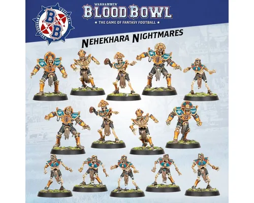 Games Workshop Blood Bowl Tomb King Spielfigur - Tomb Kings Team für spannende Blood Bowl Matches, detailreiche Figur für Sammler und Spieler.