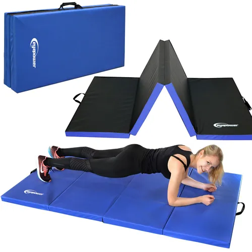 XL Weichbodenmatte 200x100x5cm - Faltbare Turnmatte - Sportmatte mit hoher Dichte von 20kg/m3 für optimalen Komfort. Ideal für Bodenturnen und spielerische Aktivitäten im Wohnzimmer, sorgt sie für Sicherheit und Spaß für die ganze Familie.