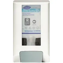Diversey IntelliCare Manuell Seifenspender Weiß - Robuster Seifenspender mit 1,3 L Fassungsvermögen, ideal für einfache Bedienung und Nachhaltigkeit. Sichtbares Fenster für Füllstand und intuitive Nutzung durch Druckknopf. Perfekt für verschiedene IntelliCare Patronen.