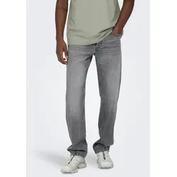 ONLY & SONS Regular-fit-Jeans Edge grau 31 - Moderne Regular-fit Jeans aus 100% Baumwolle, ideal für lässige Outfits und hohen Tragekomfort.