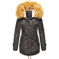 Navahoo Damen Winterjacke B399 – Wasserabweisend & Mit Abnehmbarem Kunstfellkragen - Die Damen Winterjacke B399 von Navahoo bietet optimalen Schutz an kalten Tagen. Wasserabweisendes Material, kuscheliges Teddyfell und praktische Taschen sorgen für Komfort und Stil. Ideal für jedes Winteroutfit.