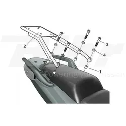SHAD Top Master Topcaseträger schwarz