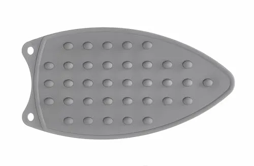 BÜGELEISENABLAGE 26,5x14cm Grau aus Silikon Bügeleisen Ablage Silikonablage hitzebeständig rutschfest 94