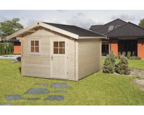 Weka Gartenhaus Premium28 FT, 300 x 250 - Hochwertiges Gartenhaus - Gartenhäuser, Geräteschuppen & Carports - Robustes und stilvolles Gartenhaus mit viel Stauraum für Ihre Gartengeräte und Möbel.