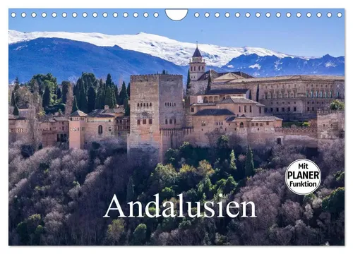 Michael Fahrenbach | Andalusien Wandkalender 2026 - Kalender im DIN A4 Querformat mit 14 Seiten, zeigt die Schönheit Andalusiens – ideal für Reisefans und Kunstliebhaber.