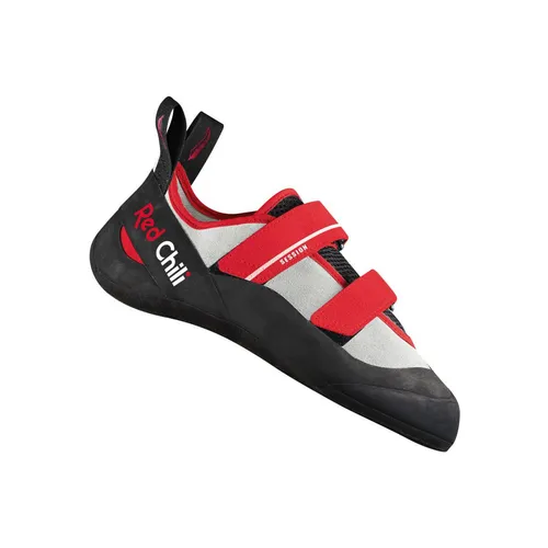 Red Chili Session 4 Kletterschuhe - Größe 49, grau - Kletterschuhe für Einsteiger, extrem langlebig mit gerader Konstruktion und verstärkter Sohle für besten Halt.