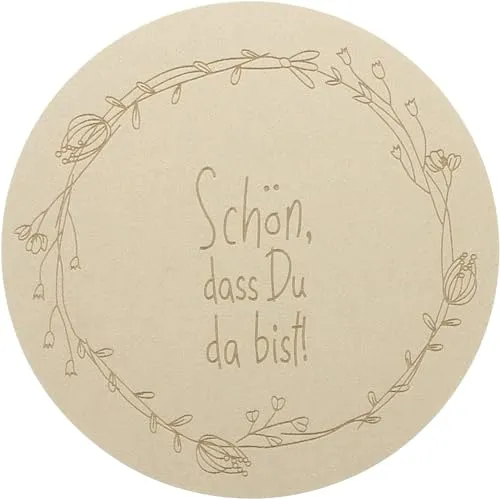 Tischsets Beige von Dekoleidenschaft