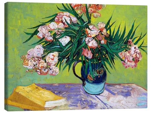 Posterlounge Wandbild Stillleben mit Oleander, Vincent van Gogh, erhältlich als Poster, Leinwandbild, Wandsticker oder Acrylglasbild