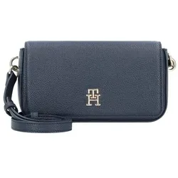 Tommy Hilfiger Emblem Umhängetasche 22 cm - Stilvoll und praktisch - Umhängetasche in Blau mit ikonischem Tommy Hilfiger Emblem, perfekt für den Alltag und schickes Styling.