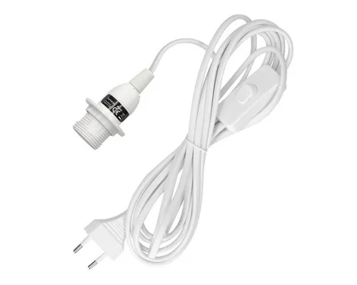 kwmobile Deckenleuchten E14 Fassung mit Kabel und Schalter - Lampenfassung E14 mit Kabel und