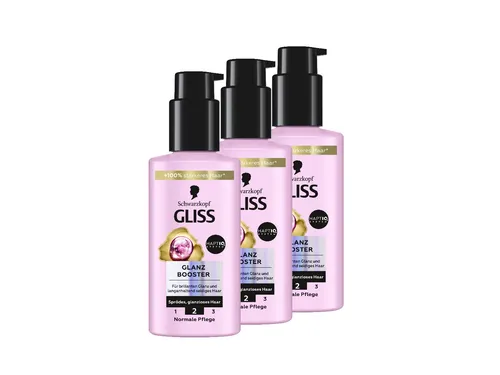GLISS Glanz Booster Liquid Silk 100ml, 3x 100ml