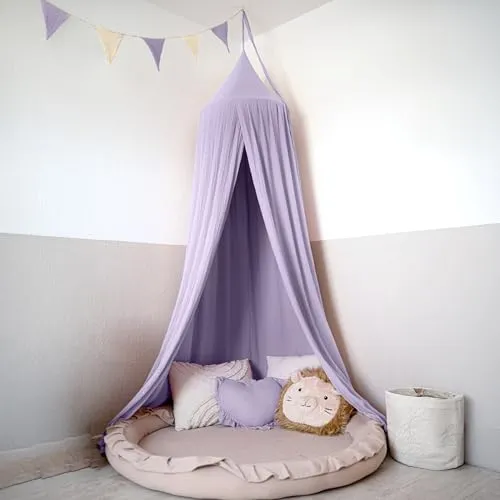 lilimaus Baldachin Kinderzimmer mit Goldapplikation von lilimaus