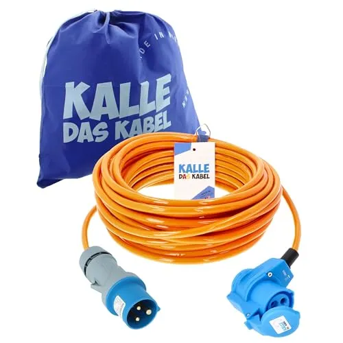 Verlängerungskabel Orange von KALLE DAS KABEL