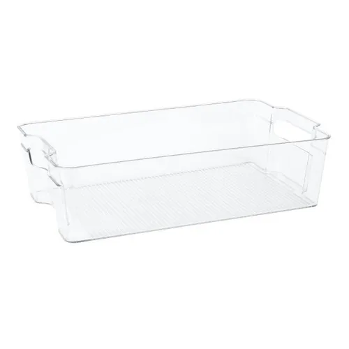 Kühlschrank Organizer,ca. 37,5x10x21,5cm transparent Kühlschrankbox neu