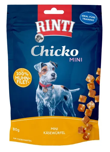 Rinti Extra Chicko Mini Käsewürfel Huhn 80g