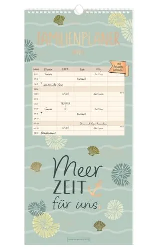 Familienplaner 2025 Meer Zeit für uns!: Familienplaner