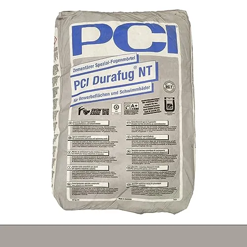 PCI Durafug NT Fugenmörtel 25 kg Nr. 22 sandgrau - Hochwertiger Fugenmörtel für vielseitige Anwendungen, wasserabweisend und schimmelresistent, ideal für Fliesen und Naturstein.