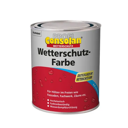 Consolan Wetterschutzfarbe 750 ml weiss