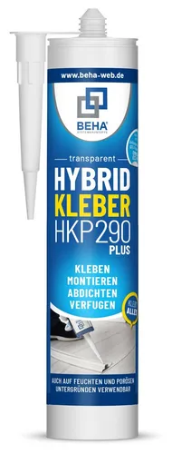 Kraftkleber Hybridkleber Folienkleber Polymer Dichtstoff Abdichtung Transparent