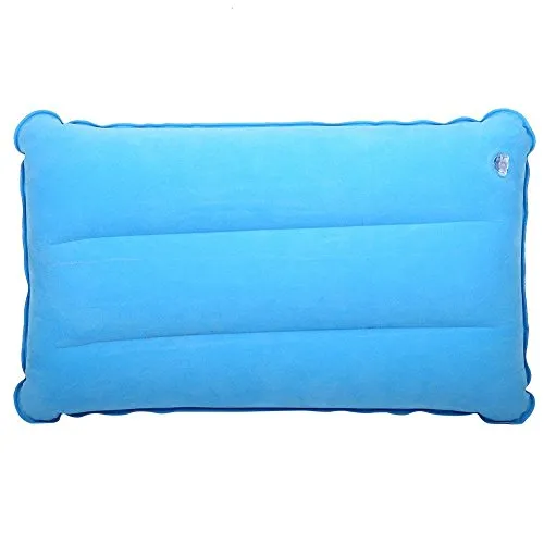VGEBY1 Aufblasbares Kissen, Tragbares Kissen für Reise, Faltendes Kissen PVC Im Freien, Himmelblau, Für Wandern, Camping und Outdoor Aktivitäten