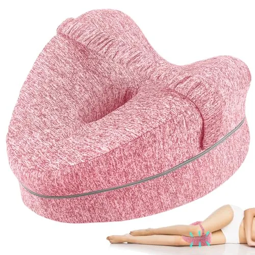 Vaileal Orthopädisches Kniekissen, Seitenschläfer Kniekissen Leg Pillow Knie-Kissen, kniekissen für seitenschläfer, Knee Pillow, Memory Schaum Orthopädisches Kissen, Beinkissen, Seitenschläferkissen