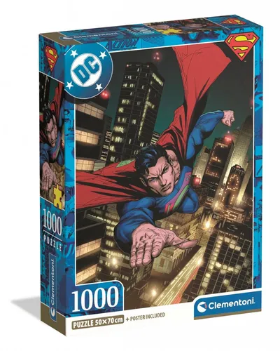 Puzzle Clementoni 1000El 37506 Superman Pud6 CLEMENTONI 8005125375066