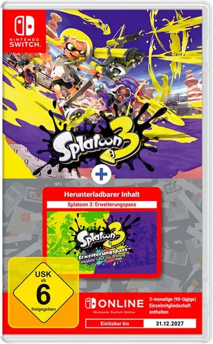 Splatoon 3 - Nintendo Switch-Spiel, inkl. Erweiterungspass für noch mehr Spielspaß und kreative Herausforderungen