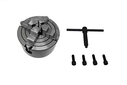 Vierbackenfutter 100 mm, einzeln verstellbare Backen