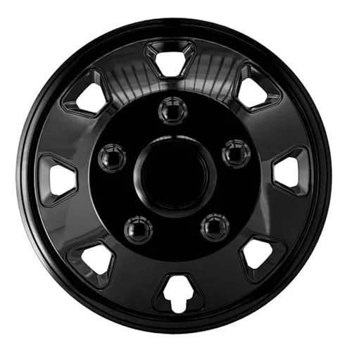 Radkappen Radzierblenden kompatibel mit FIAT Ducato Itah 14 Zoll Schwarz 4 Stück