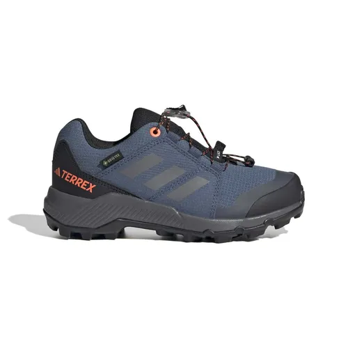 adidas Terrex GTX Kinder Wanderschuhe - Blau, Größe 3,5 - Wanderschuhe für Kinder mit Gore-Tex-Technologie, wasserdicht und atmungsaktiv für maximalen Komfort beim Outdoor-Abenteuer.