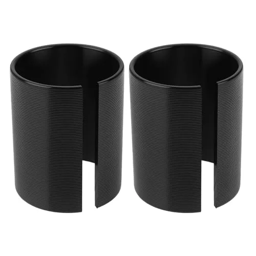 Be In Your Mind 2 Stück Gewindeloser Vorbau-Unterlegscheibenadapter aus Aluminiumlegierung 1-1/8 Zoll auf 1 Zoll 28,6 Mm auf 25,4 Mm Reduzierstück für Vordergabel-Gabelschaftrohr