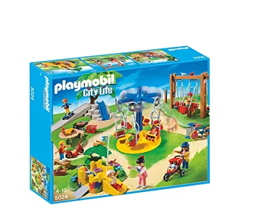 PLAYMOBIL 5024 Kinderspielplatz - Mega Set mit 159 Teilen, kreativer Spielspaß für Kinder ab 4 Jahren