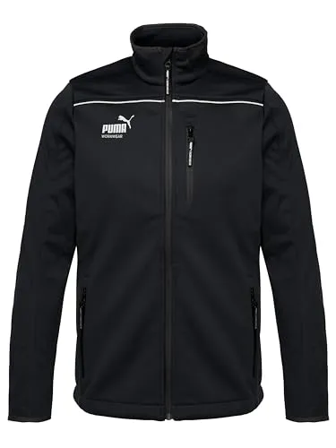 Puma-Workwear Essentials Softshelljacke, schwarz, Größe S von PUMA Workwear