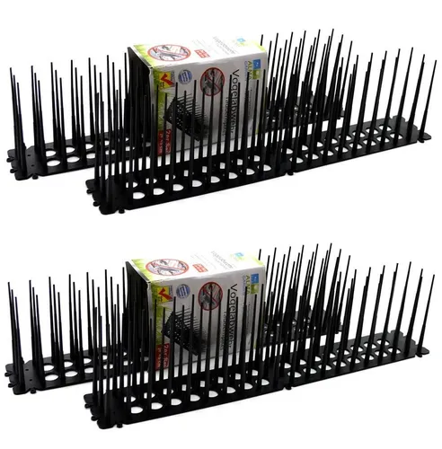 4x Taubenabwehr Vogelspikes je 45cm | Vogelschreck | Vogelschutz | Taubenschutz