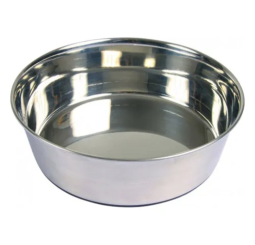 TRIXIE Futternapf Edelstahlnapf, Gummiboden von Trixie