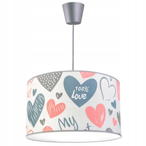 LOFT DECKENHÄNGELAMPE FÜR KINDER, LED-LAMPENSCHIRM - Hängelampe für Kinderzimmer, mit energiesparender LED-Technologie und modernem Loft-Design für eine stilvolle Atmosphäre.