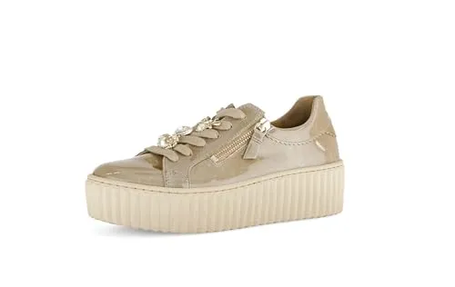 Gabor Damen Low-Top Sneaker - Desert (Gold) - Damen-Sneaker mit Best Fitting Technologie für optimalen Tragekomfort und eine moderne, elegante Optik. Ideal für Freizeit und Alltag.