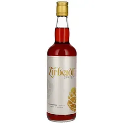 Zirberol Sprizz 16% Vol. 0,7l - Bitterlikör aus der Steiermark - Genießen Sie Zirberol, einen aromatischen Bitterlikör mit frischen Zirbenzapfen. Ideal für Cocktails und Mixgetränke, bietet er ein einzigartiges Geschmackserlebnis bei 16% Vol.