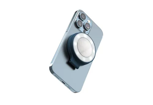 ShiftCam Ringlicht SnapLight mit Magnetischer Halterung - Sonstiges Handyzubehör, ideal für perfekte Selfies und Videos, 4 Helligkeitsstufen für optimale Beleuchtung in Abyss Blue