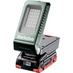 Metabo Arbeitsleuchte BSA 18 1000 LED - Multifunktionswerkzeug mit 1.000 Lumen, dimmbar und um 180° drehbar für optimale Ausleuchtung. Ideal für flexible Anwendungen, kompatibel mit 18V METABO Akkus.