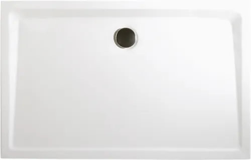 Schulte Duschwanne Mineralguss 80 x 100 cm alpinweiß - Duschwanne aus hochwertigem Mineralguss, rutschfest und leicht zu reinigen, ideal für ein modernes Badezimmer.