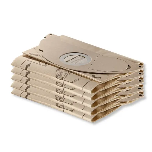 Original Kärcher Staubsaugerbeutel für SE 4001 - 5 Stück - Hochwertige Staubsaugerbeutel für Kärcher SE 4001, ideal für eine effiziente Reinigung. Das Set enthält 5 originale Beutel aus robustem Papier für eine optimale Staubaufnahme.